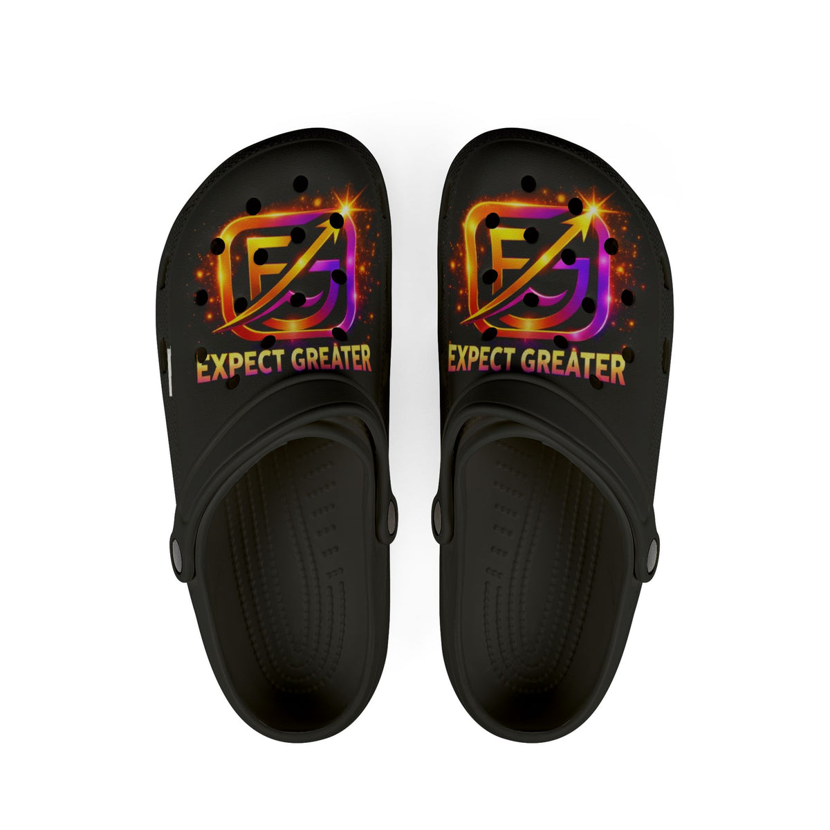 Expect Greater EVA Foam Clogs — Lightweight Graphic Slip-On Shoes