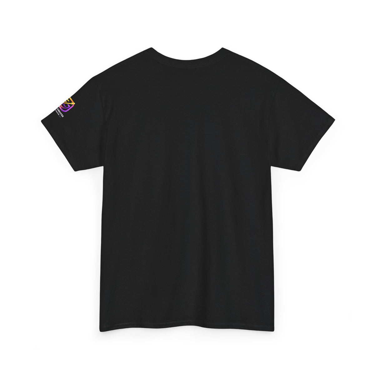 Expect Greater AI Crest Tee — Purple & Gold Gaming Logo T-Shirt