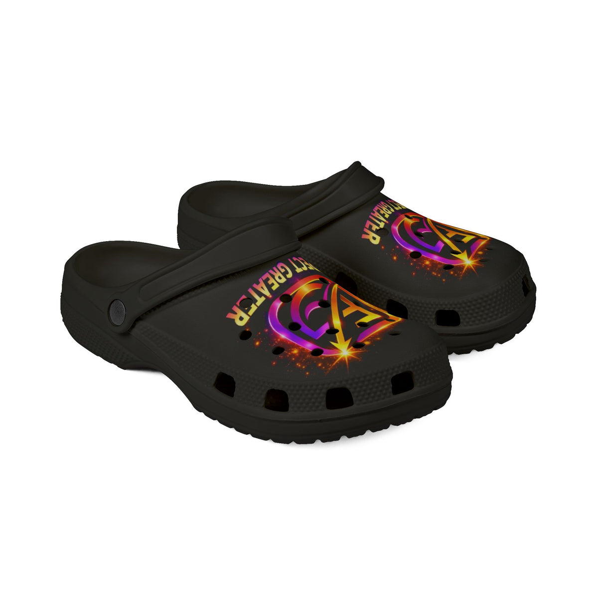 Expect Greater EVA Foam Clogs — Lightweight Graphic Slip-On Shoes