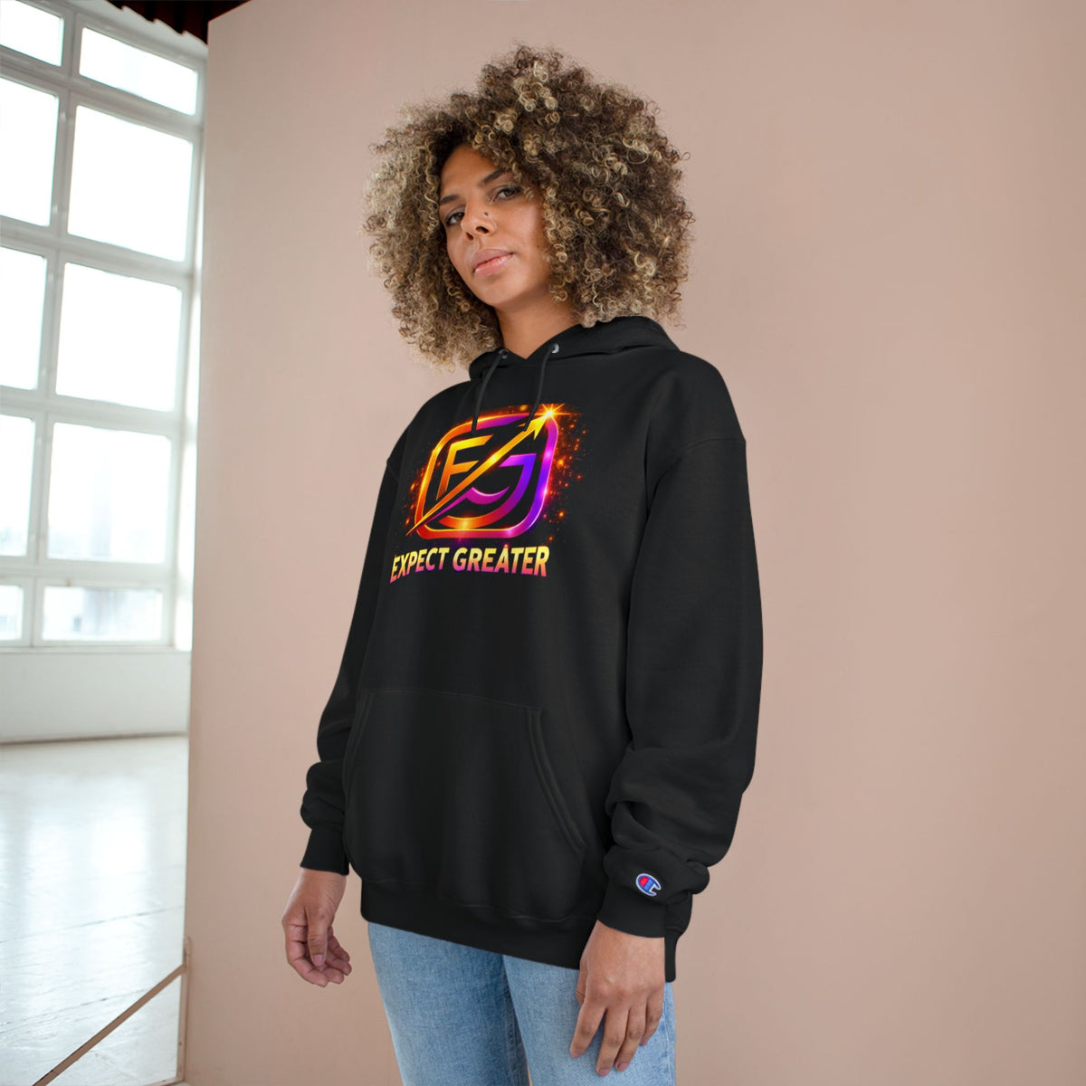 Figuring it out loud Champion Hoodie