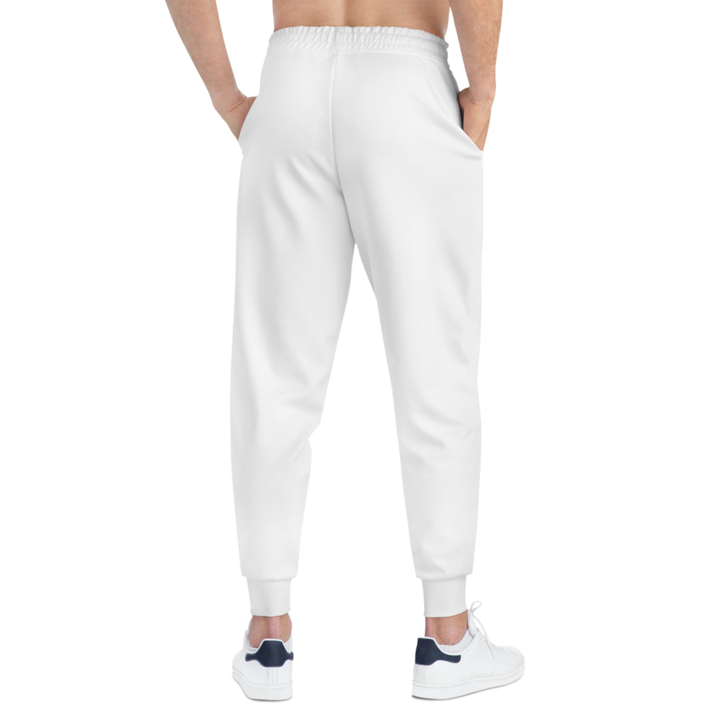 Fighting Fear Purple Script Athletic Joggers