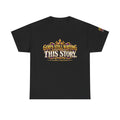 Expect Greater AI Crest Tee — Purple & Gold Gaming Logo T-Shirt