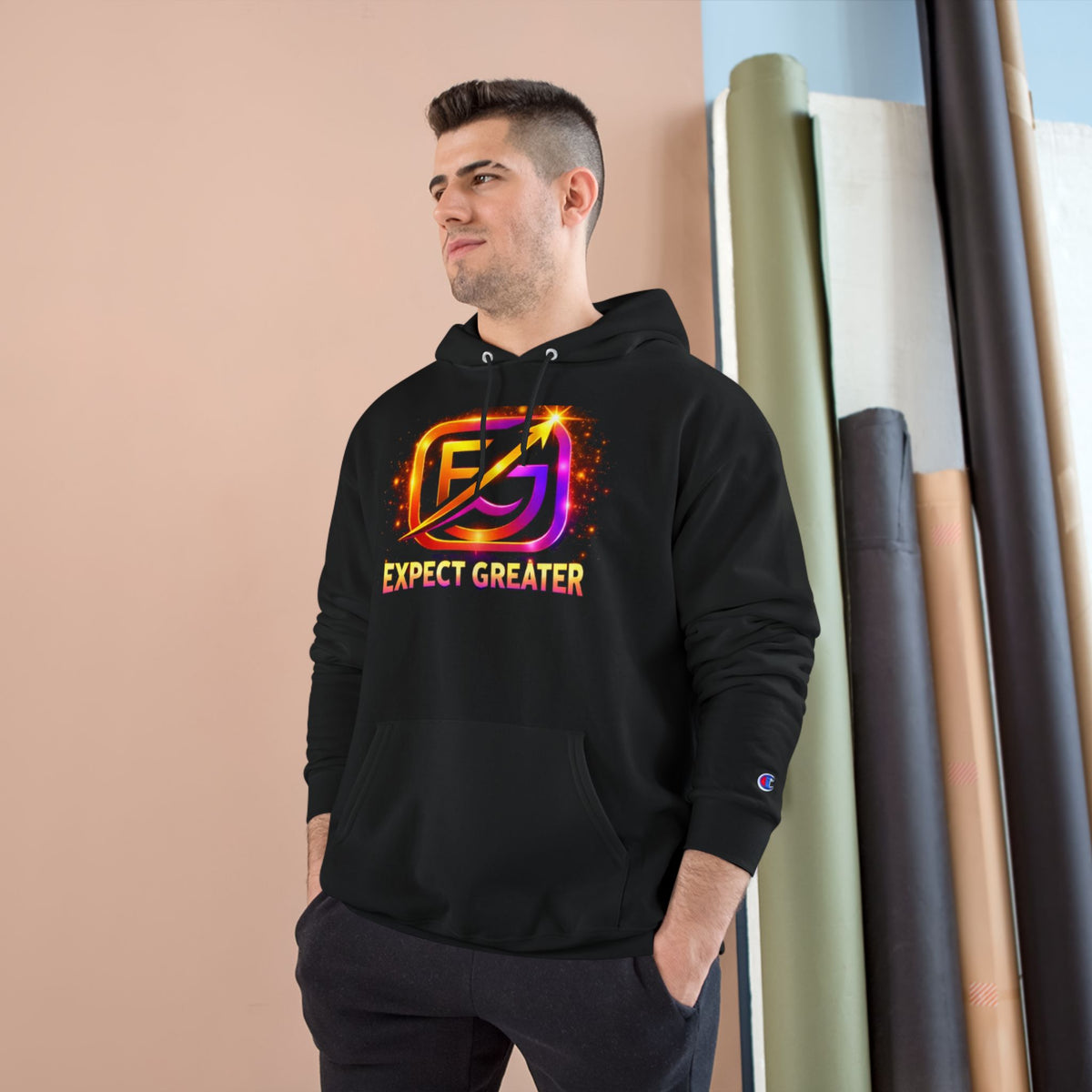 Figuring it out loud Champion Hoodie